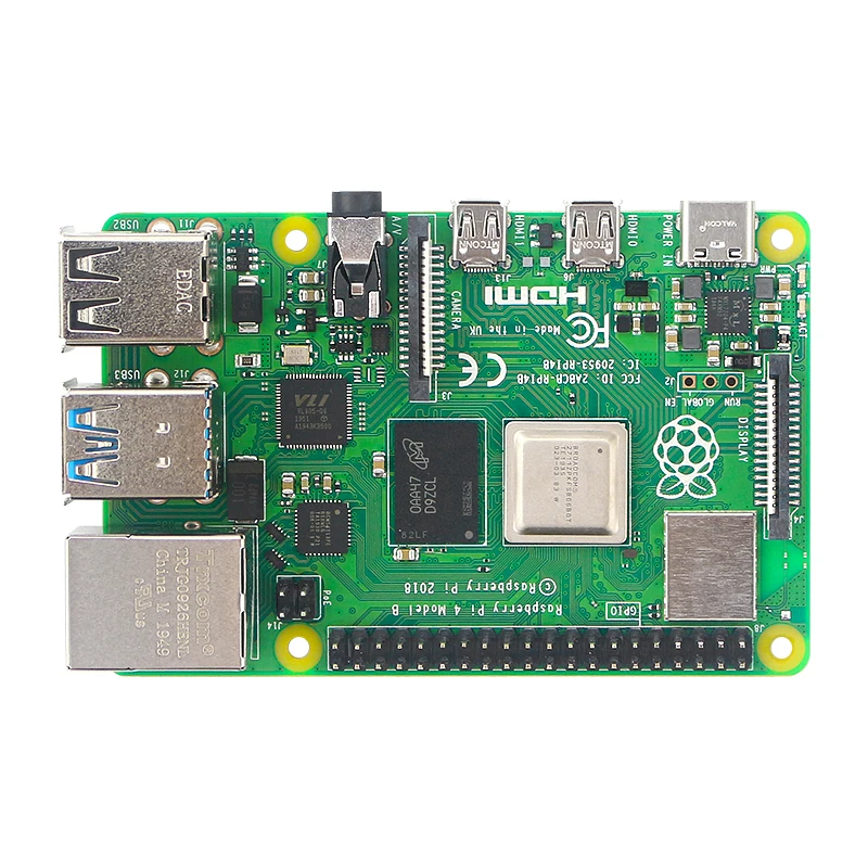 Официальная плата для разработки Raspberry Pi 4 Model B 8 ГБ Гб 2 ОЗУ 4G и 5G Wi-Fi Bluetooth 5 0