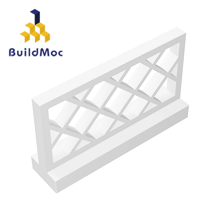 BuildMOC совместимые сборы из частиц 3185 забор 1x4x2 для строительных блоков детали