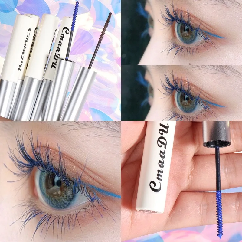 12 цветов тушь для ресниц водостойкая быстросохнущая завивка удлинение макияж