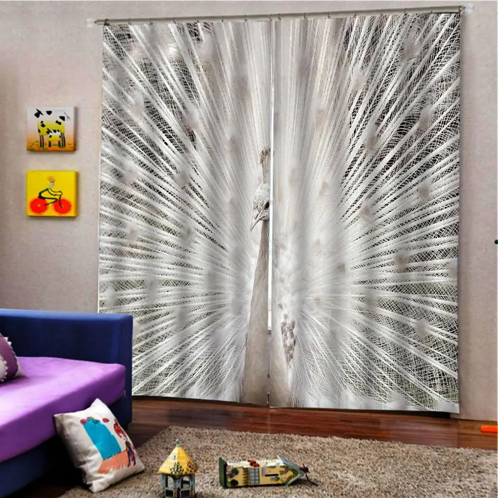 Красивая фотозанавеска какая занавеска для гостиной спальни с принтом животных