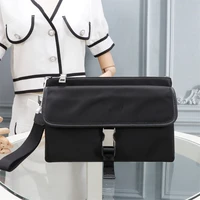 2020 fashion striped briefcase mens new shoulder bag business leather bag horizontal large capacity school bag