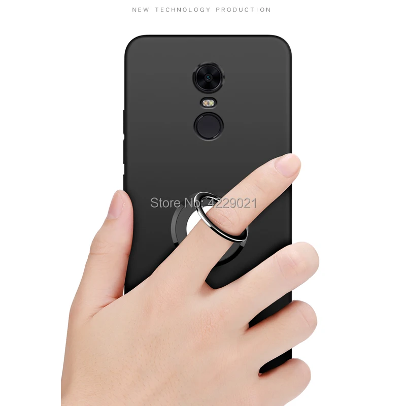 Чехол Blackview BV9700 Pro из мягкого ТПУ роскошный чехол с магнитным кольцом и держателем