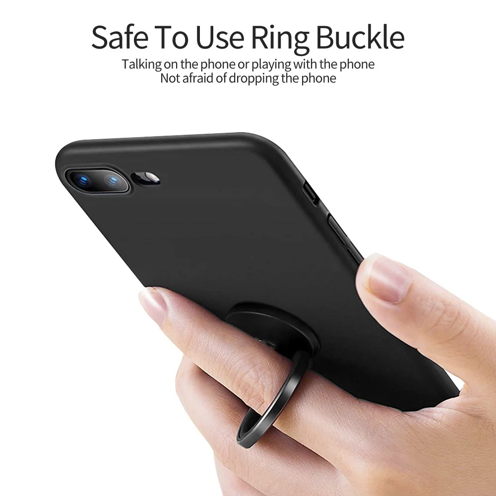 Магнитное кольцо FONKEN на палец для телефона складной держатель смартфона круглая