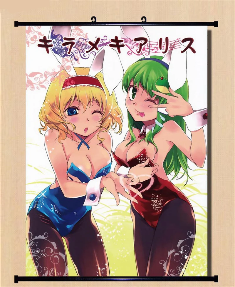 Популярный мультяшный аниме проект TouHou 1 шт. печатный плакат картина прокрутки