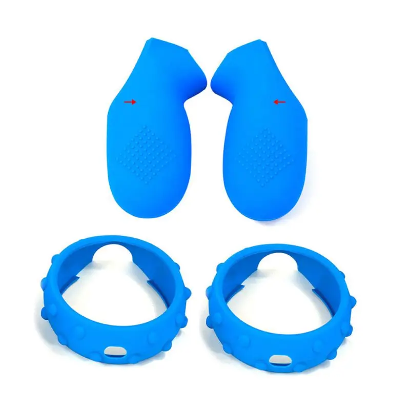 Для Oculus Quest/Rift S Silicone VR Grip Cover защитная оболочка для контроллера чехол|Аксессуары