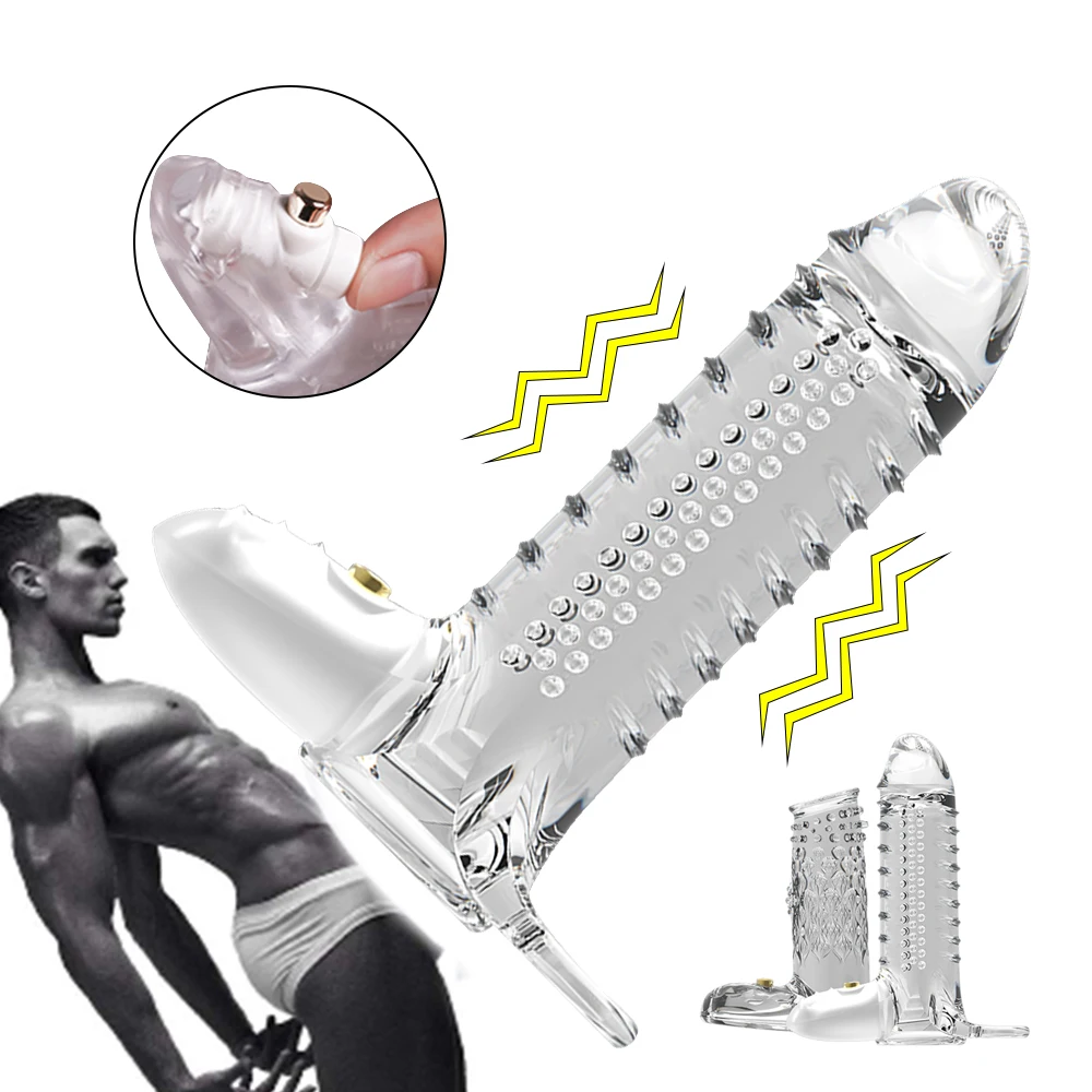 Удлинитель для пениса секс игрушки мужчин многоразовый презерватив рукав