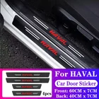 4 шт.компл. наклейка на порог двери автомобиля из углеродного волокна для HAVAL f7 h6 f7x h2 h3 h5 h7 h8 h9 m4 автомобильные аксессуары