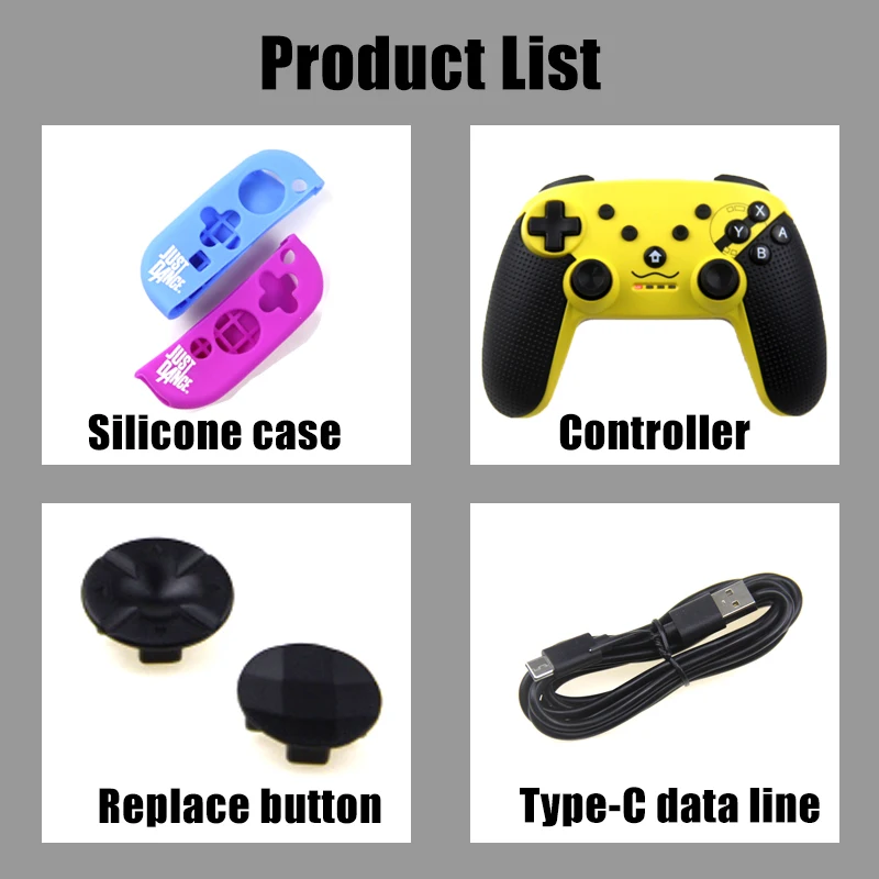 Функция Turbo для NS Switch, беспроводной геймпад для kingd Switch Pro, беспроводной контроллер, геймпад, джойстик, двойная вибрация, без NFC