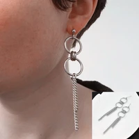 korea popular hip hop kpop bangtan boys drop earrings women leaf cross stainless steel pendant earrings men jewelry