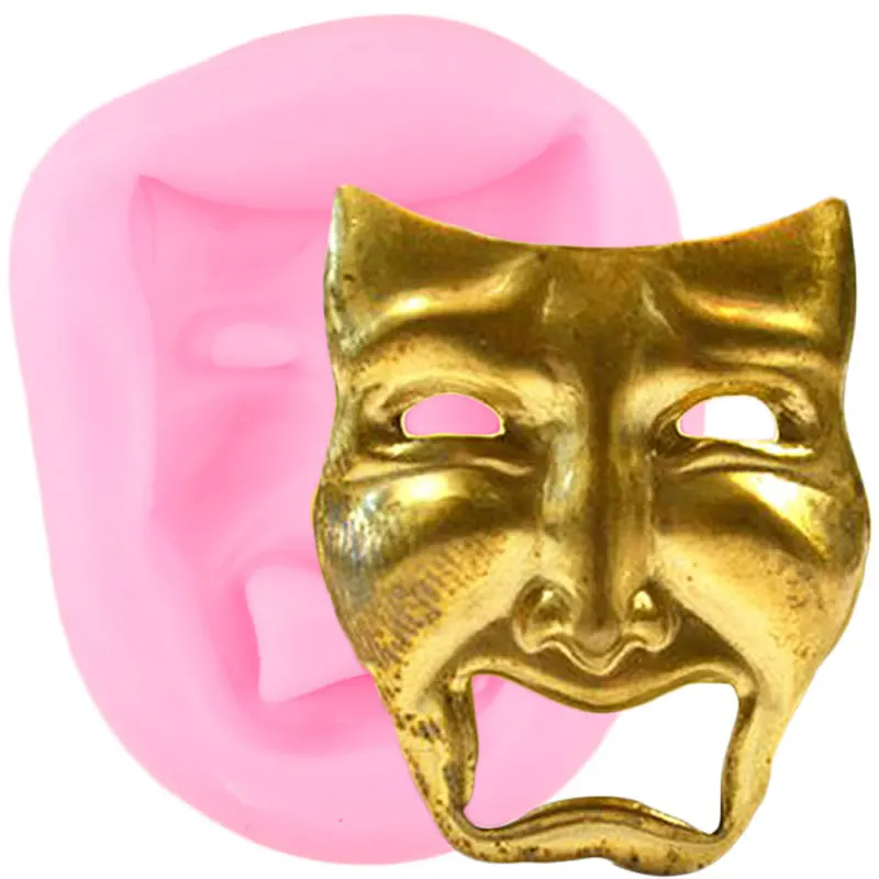 3D комедия маска силиконовая форма сделай сам инструменты для украшения тортов