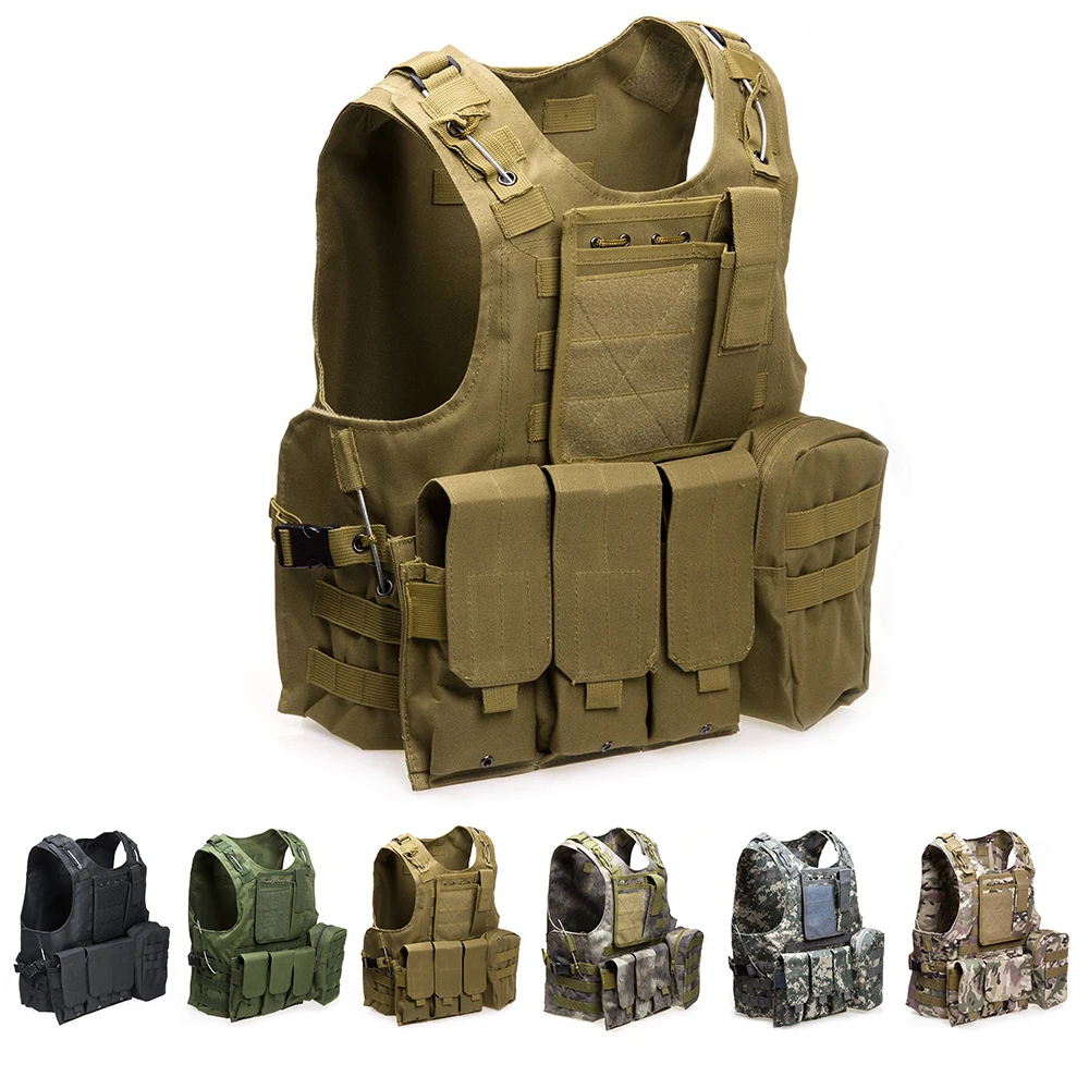 

Outlife USMC Airsoft CS Military Molle Combat Assault Plate Carrier Outdoor Clothing Hunting Vest Security Tactical Vest