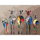 Алмазная картина Зебра, мозаика 5D 