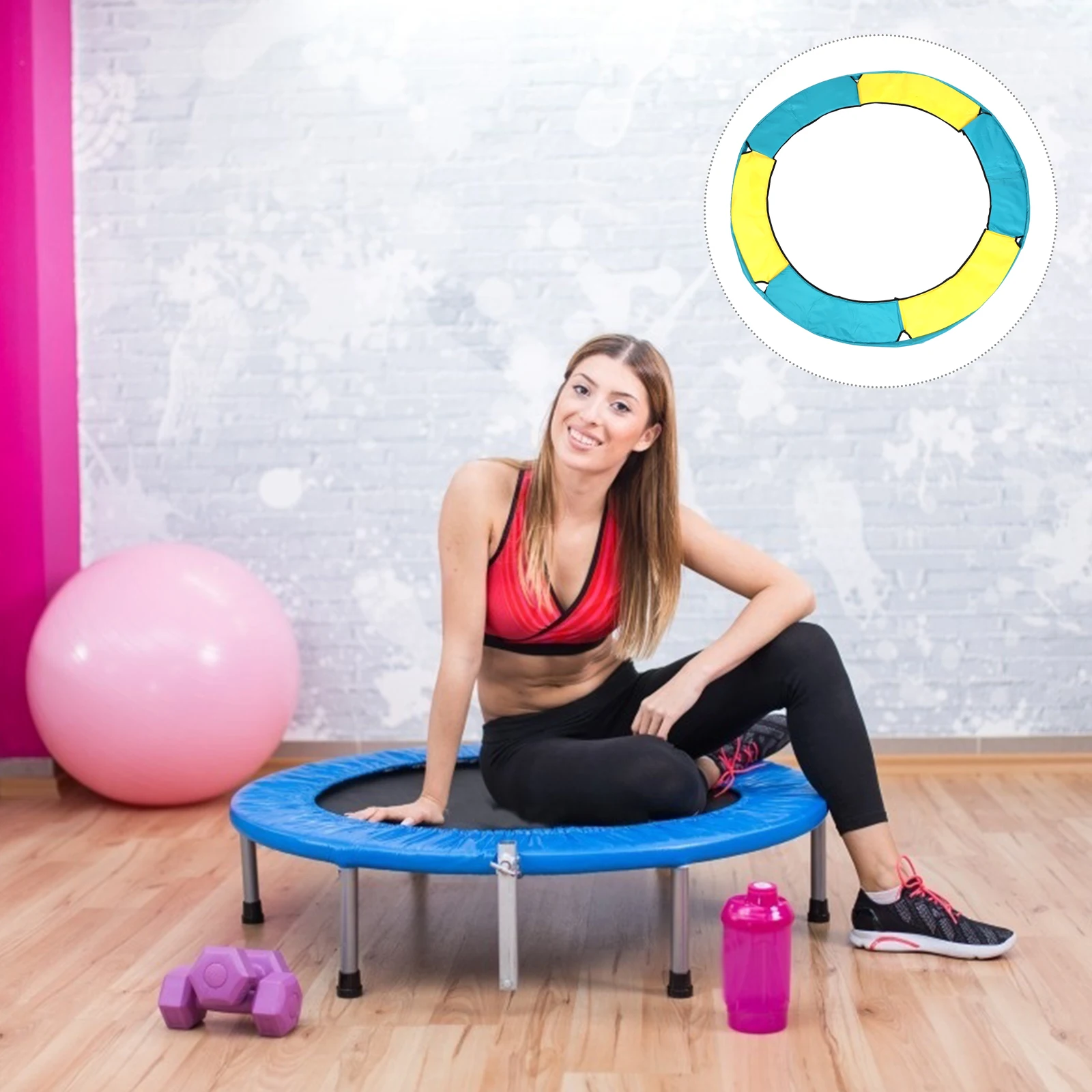 

1pc Trampoline Anti-collision Cover Trampoline Edge Round Mat Trampoline Part