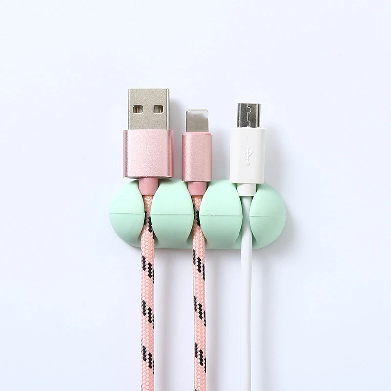 

Self-Adhesive Desk Cable Organizer 3-Hole Cable Holder Cable Clamp Wire Rack Desktop USB Cable Bracket Cable Clamp 6Pcs