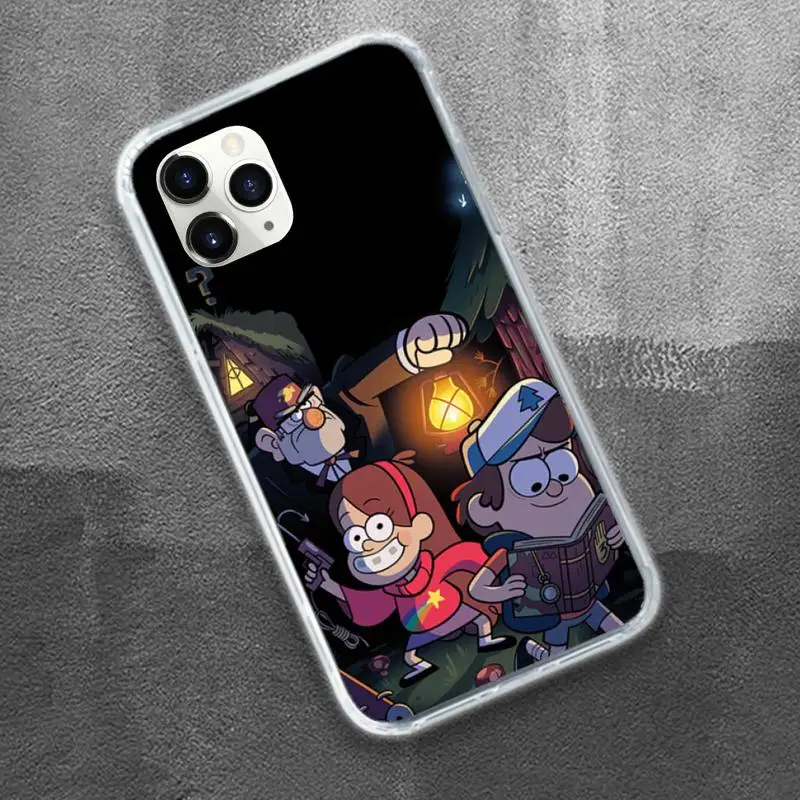 

Gravity Fall Family Phone Case Transparent for iPhone 11 12 mini pro XS MAX 8 7 6 6S Plus X 5S SE 2020 XR