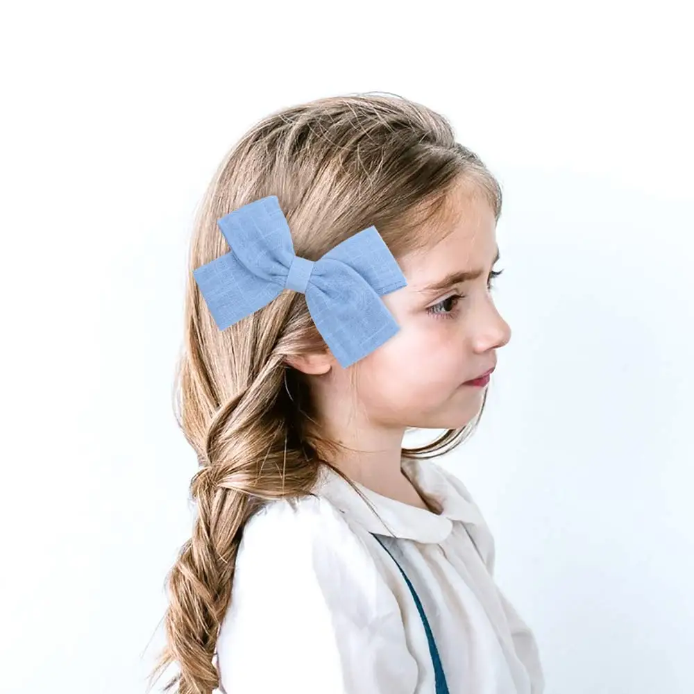 

4 Pcs/Set Korean Sweet Dot Bows Hair Clips For Kids Girls Sweet Headband Print Star Hairpins Barrettes Fashion Bow Accessories