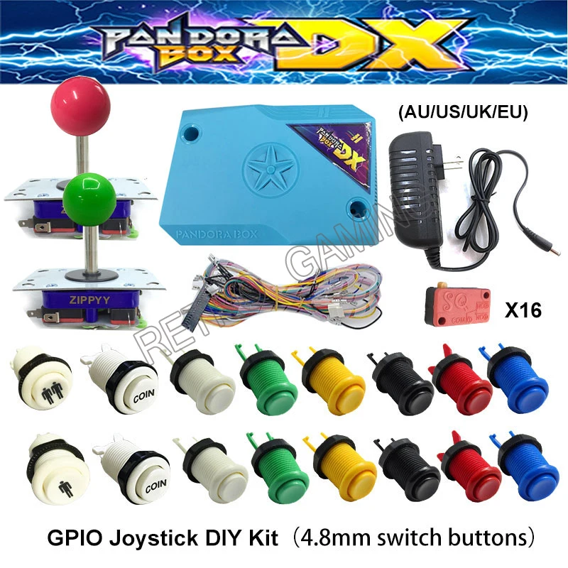 

Оригинальный набор Pandora Box DX 3000 в 1, аркадные 3D PS2/PS3, набор «сделай сам», консоль, джойстик, кнопка, Ретро игры с обучающим руководством для 2 игр...