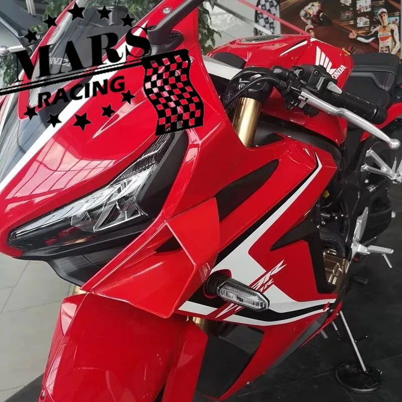 Передсветильник фара мотоцикла Cowl Side Winglet Wind Fin Спойлер отделка Крышка для Honda CBR650R