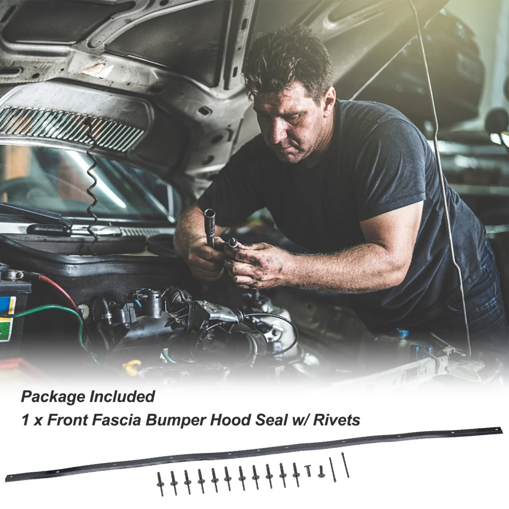 

Front Windshield Engine Hood Strip Bumper Protector Weatherstrip Rivets 68051392ab Decor Door Edge Scratch For Dodge Challenger