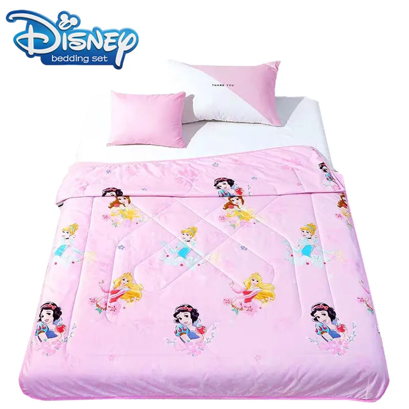 disney girl beddings Snow White summer quilt cartoon bed spreads stitching thin comforter queen size blanket kids birthday gift