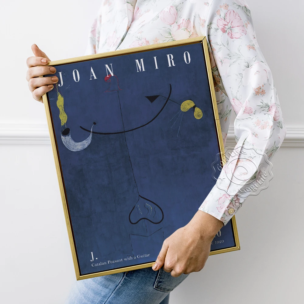 

Joan Miro Abstract Art, Joan Miro Artwork Exhibition Poster, Vintage Art Decor, Modern Remake Art Poster, Guggenheim Museum