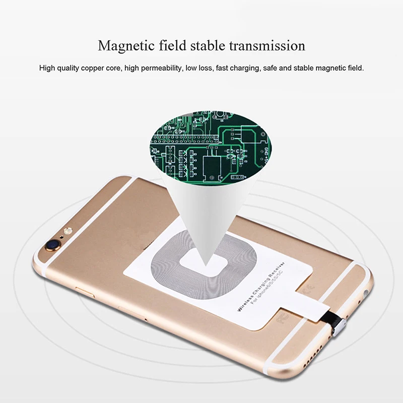 qi wireless charger receiver module for android wireless charger transmitter for iphone smart charging adapter receptor free global shipping