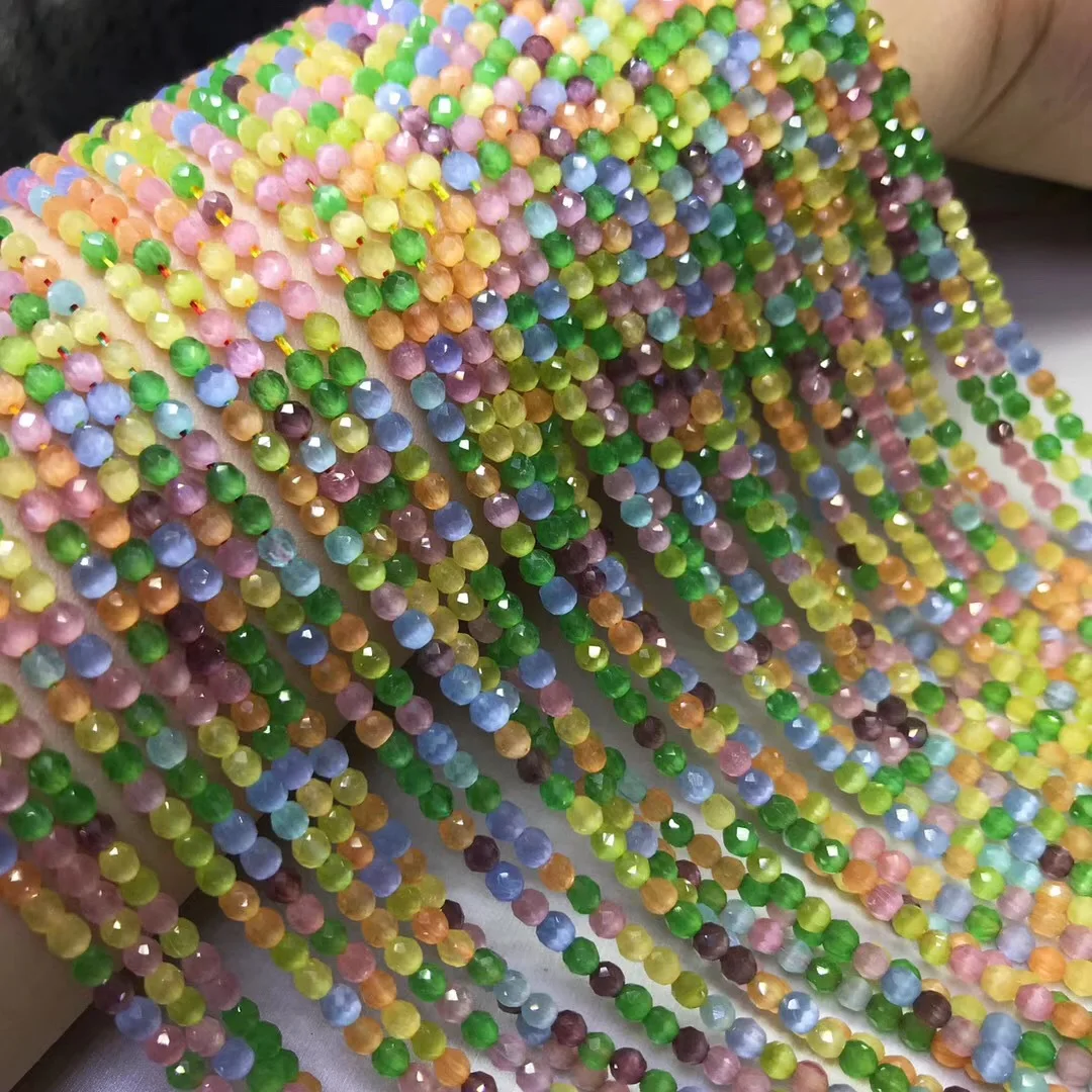 Бусины Из Натурального хрусталя разноцветные опаловые бусины в форме