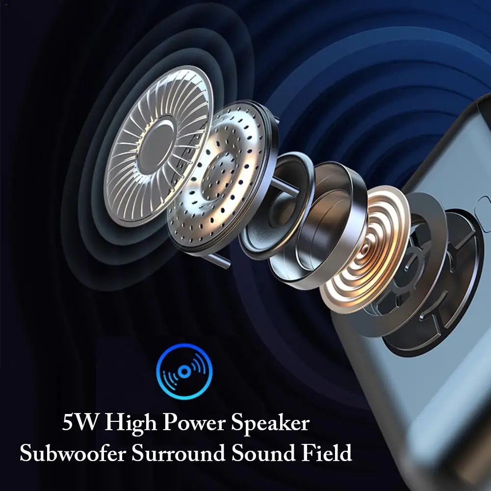 F9 мини-наушник Bluetooth TWS 5 0 сенсорная Спортивная стерео Беспроводная гарнитура 6D