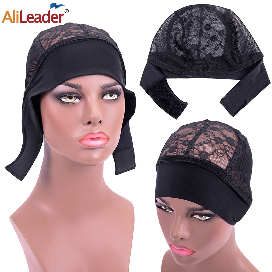

Alileader Headband Wig Cap For Making Wigs Lace Net Wigs Cap For Edges Weaving Caps Head Wrap Mesh Dome Hairnets Wig Accessories