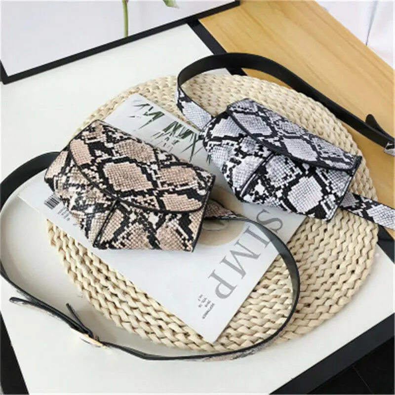 

New women's fanny pack PU leather fashion insulation belt bag leisure travel waist package purse