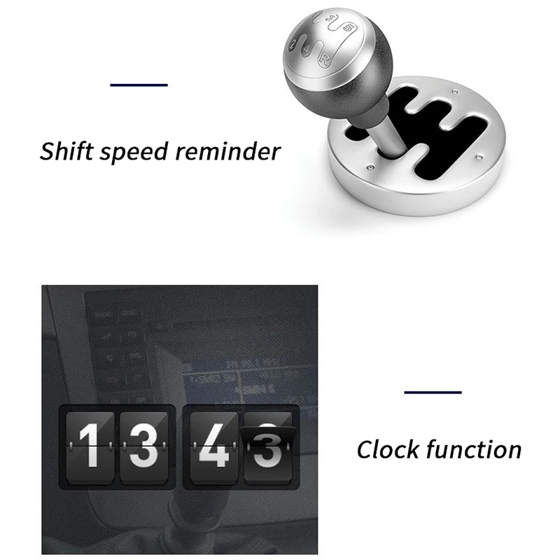 

2021 Hot HUD Car Smart Digital Multi-Function Alarm Meter Temperature Gauge Digital Voltage Speed Meter Alarm Clear Error Code