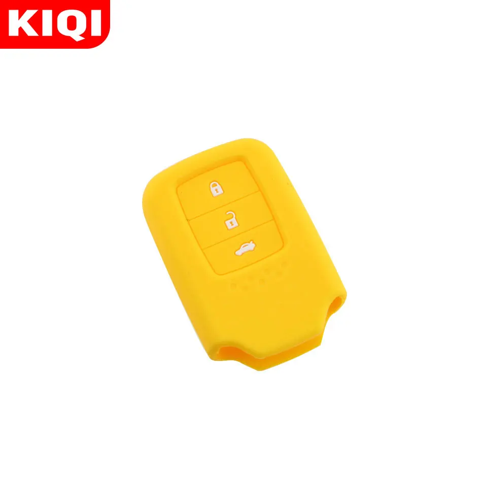 3 кнопки силиконовый автомобильный чехол для брелка с ключом Подходит Honda Vezel City