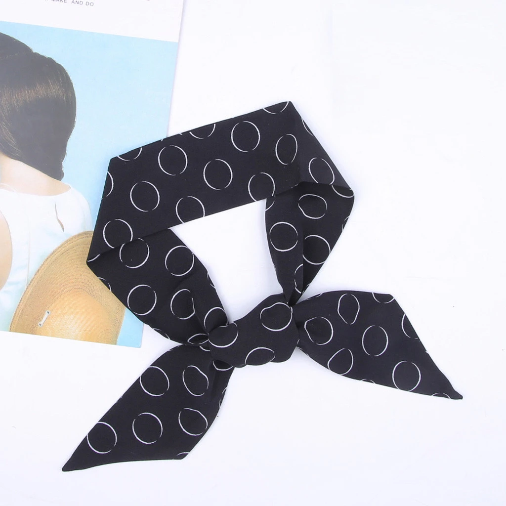 Маленький шарф Мягкая повязка для волос женский квадратный Элегантный