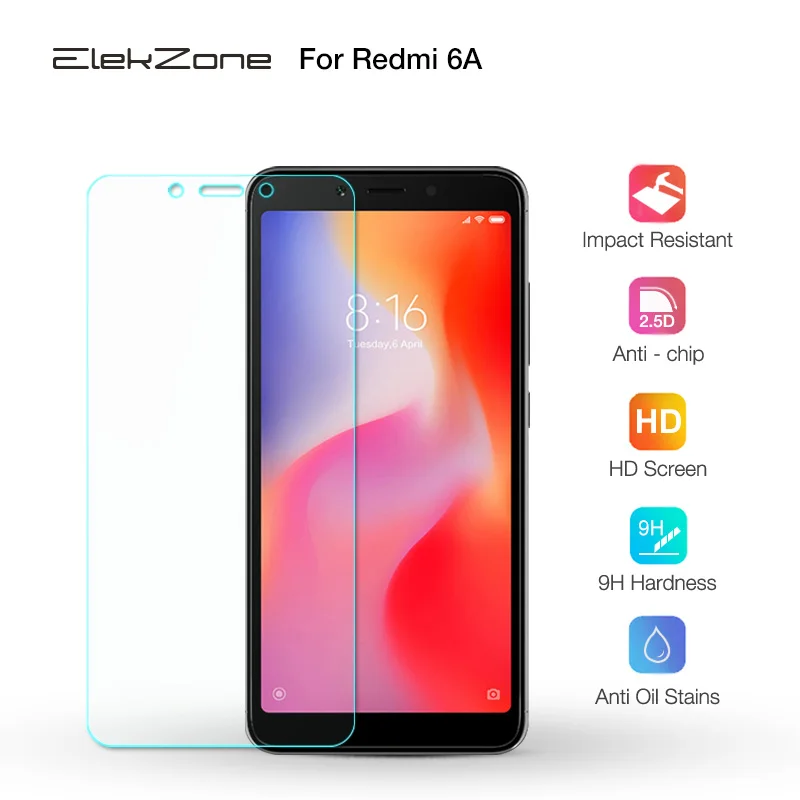 

HD Phone Screen Tempered Glass For Xiaomi Redmi 6A Protective Glass Film For Xiomi Redmi 6 6A Screen Protective Glass Film