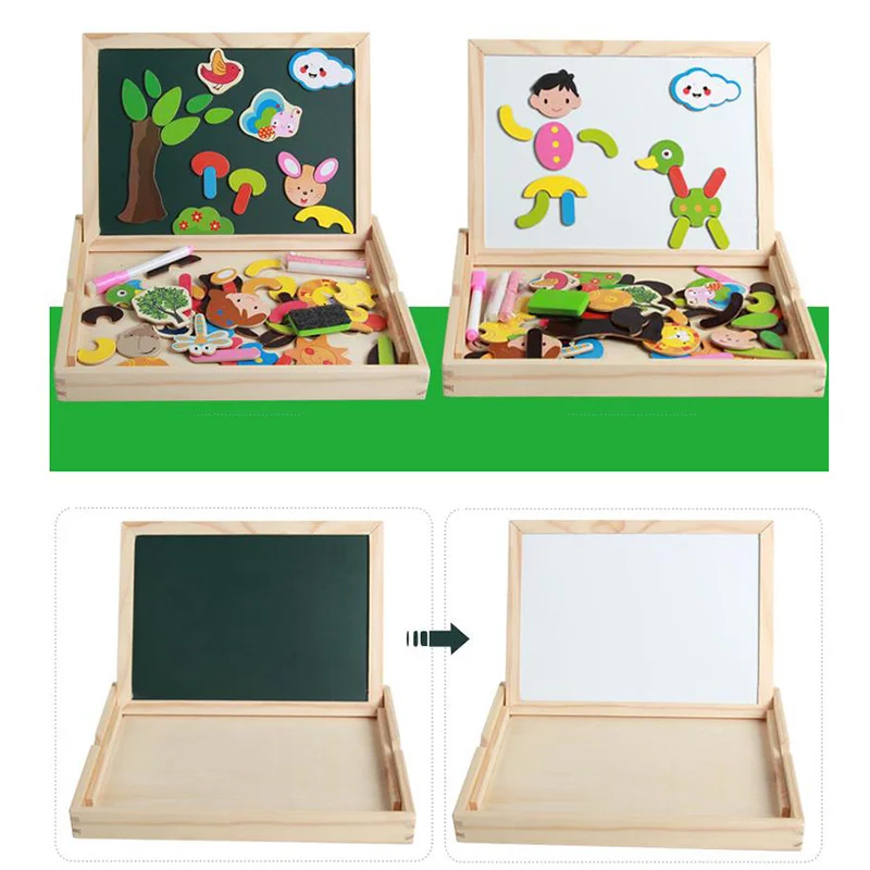 Детская Доска для набросков граффити портативная Двухсторонняя доска рисования