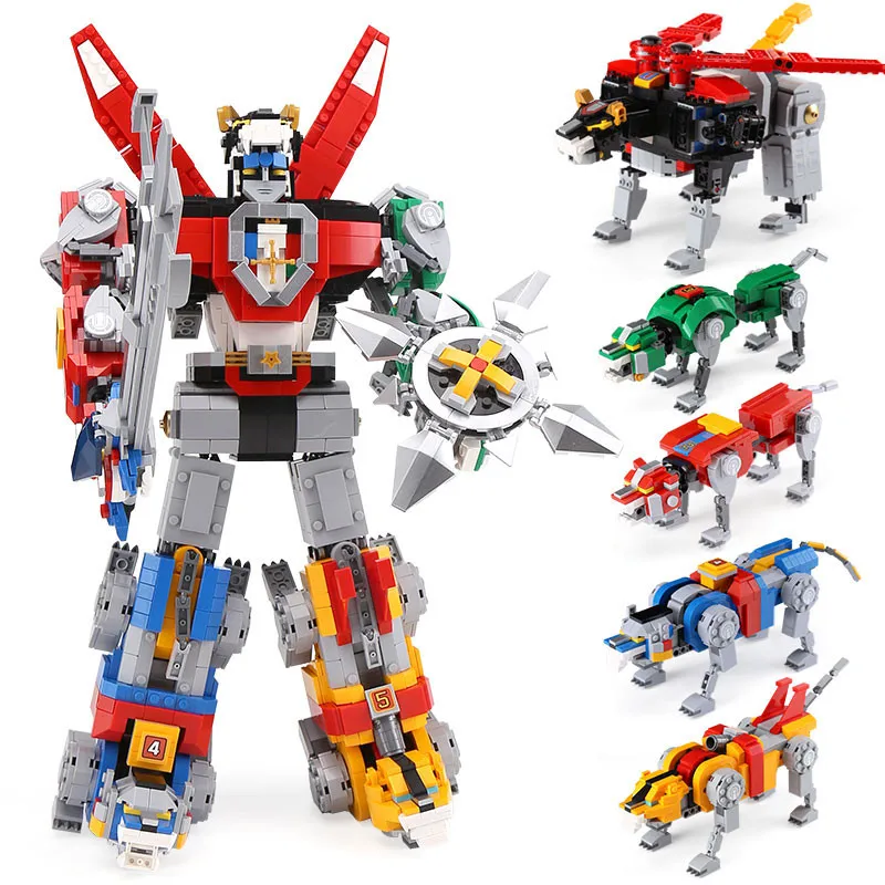 

Voltron Defender of The Universe Model 2334Pcs Building Block Bricks Toys Compatible 21311 Children Birthday Gift