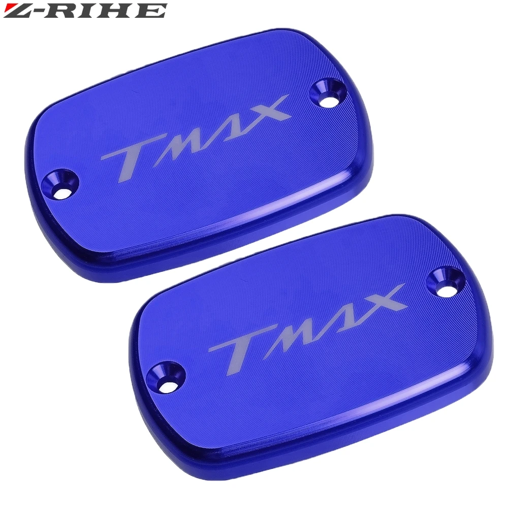 Blue 2piece Аксессуары для мотоциклов бак для тормозной жидкости Кепки тормозной насос Крышка для YAMAHA T-Max 500 2004-2011 TMax 530 2012 2013 - Цвет: Blue 2piece