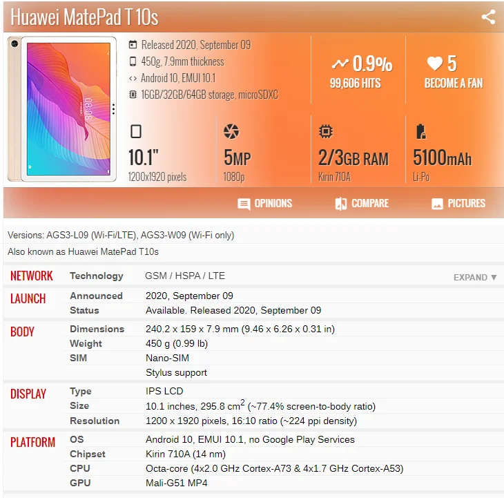 

For Huawei MatePad T10S AGS3-W09 L09 10.1 2020 T10 9.7 inch Kids Safe Shockproof T-shaped Bracket Robot Silicone Case + GiftFilm