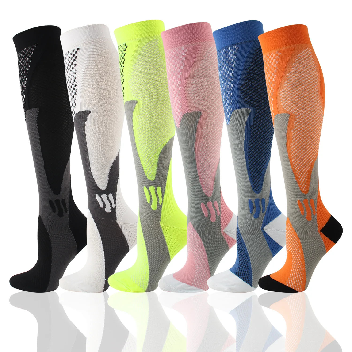 

43 Styles Men Women Compression Socks Running Golf Rugby Hiking Socks Medical Nursing Socks Cycling Breathable Sports Socks