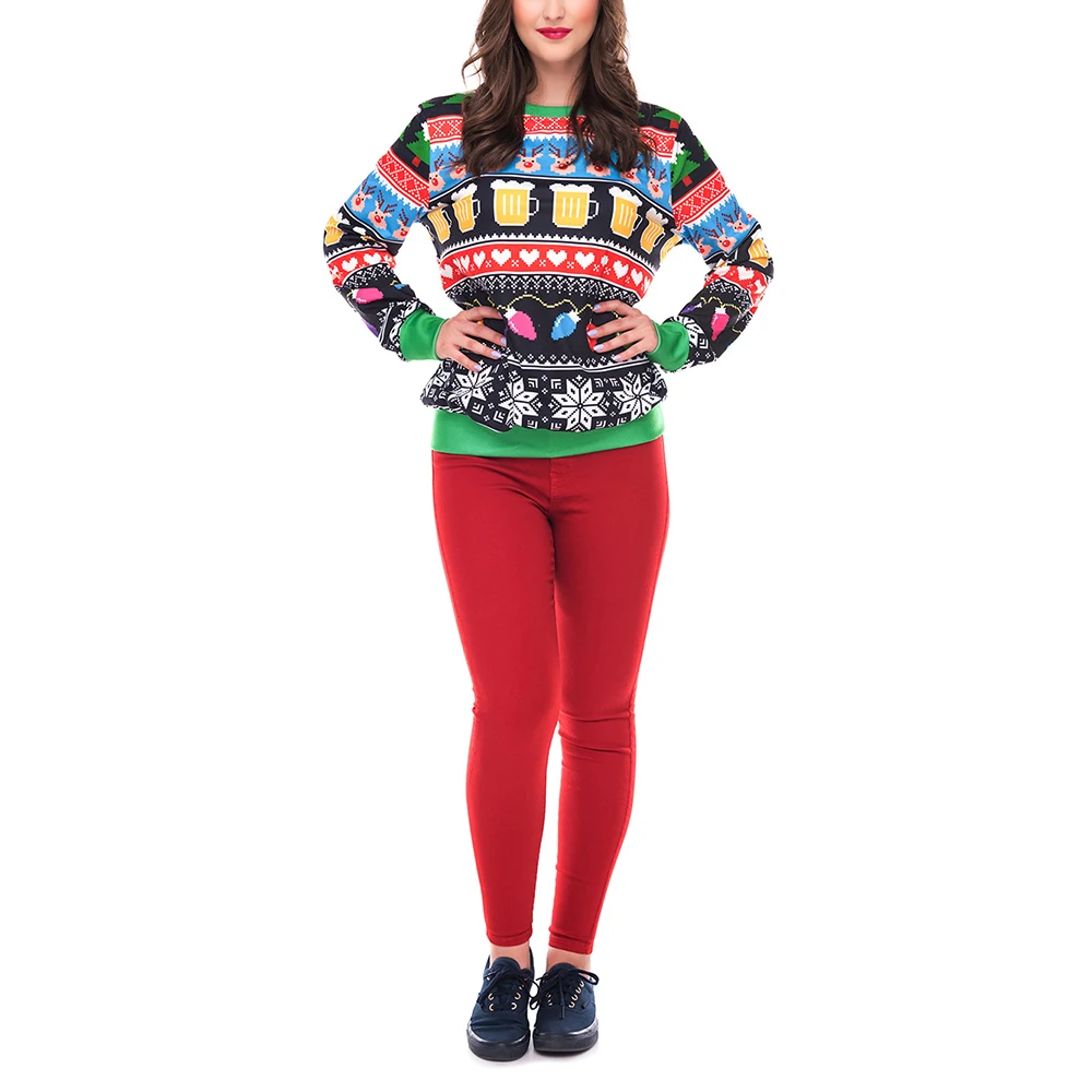 Женская толстовка с капюшоном напечатанное платье круглым вырезом длинным