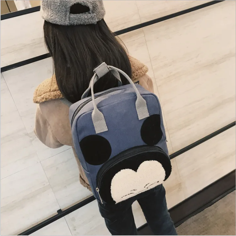 Новый детский рюкзак Disney для осени и зимы милый девочек с мультипликационным