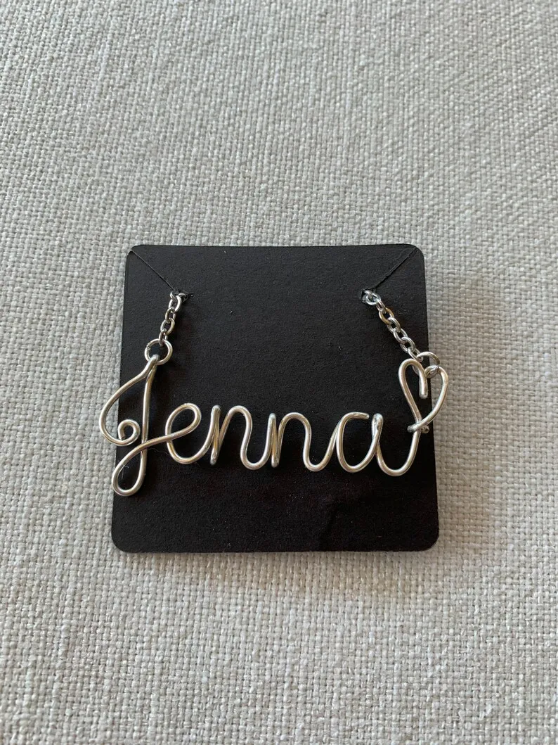 

Customized Name Necklace Personalized Gold Plated Stainless Steel Pendant Necklace Unique Jewelry Gifts for Men Women Christmas