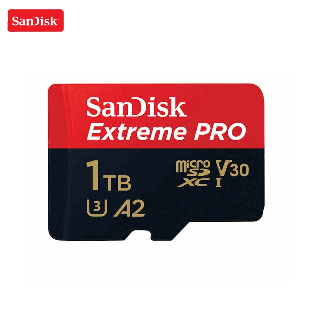 Карта памяти SanDisk Extreme Pro 100% оригинал 1 ТБ micro sd класс 10 карта U3 A2 V30 tf-карта для UAV |