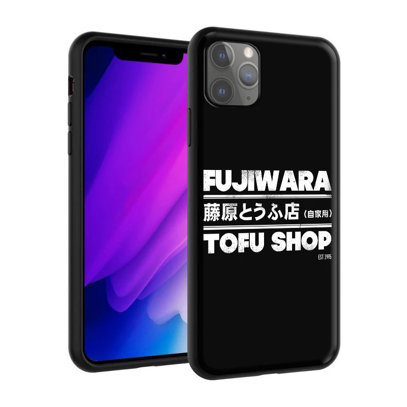 Силиконовый чехол Initial D AE86 для Apple iPhone 12 Mini 11 Pro XS X XR Max 8 7 6 S Plus SE 5S|Бамперы| |
