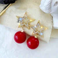 elegant pearl dangle earrings new simple fashion jewelry 2021 for women