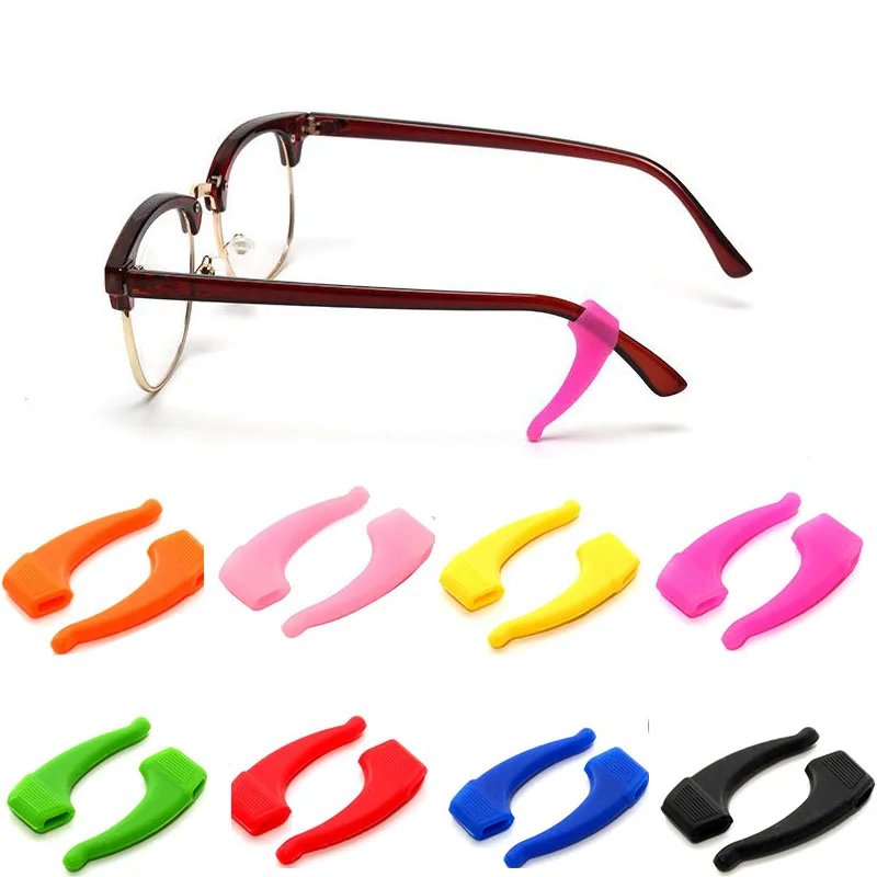 

Eye Glasses Silicone Grip Temple Tip Holder Spectacle Eyeglasses Grip Fashion Anti Slip Ear Hook Eyeglass Eyewear Accessories