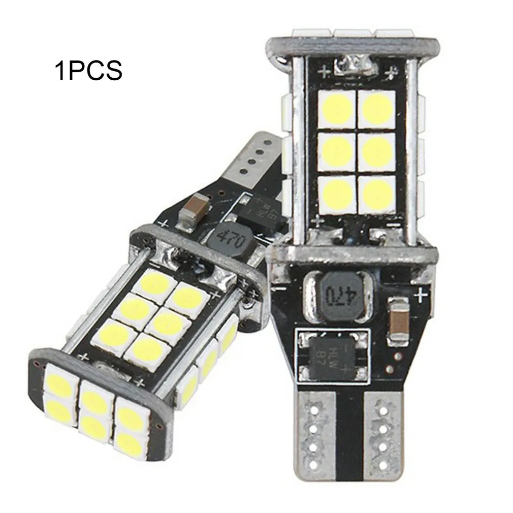 

Светодиодная автомобильная лампа T15 24SMD 3030, сверхъяркая Тормозная сигнальная лампа, поворотники, противотумансветильник пы заднего хода, ав...