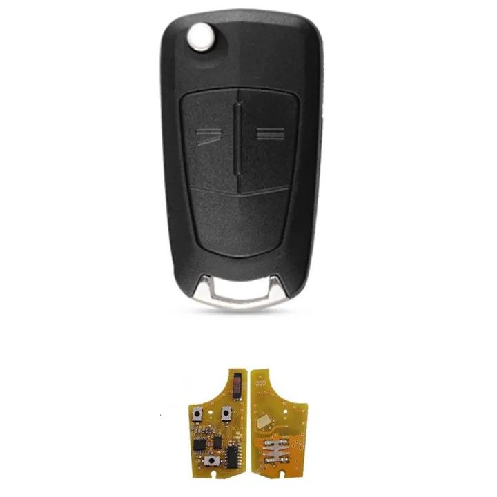 

Wilongda Car key 2 button remote control 434mhz PCF7936 id46 chip HU100 blade For Opel Vectra Car Key