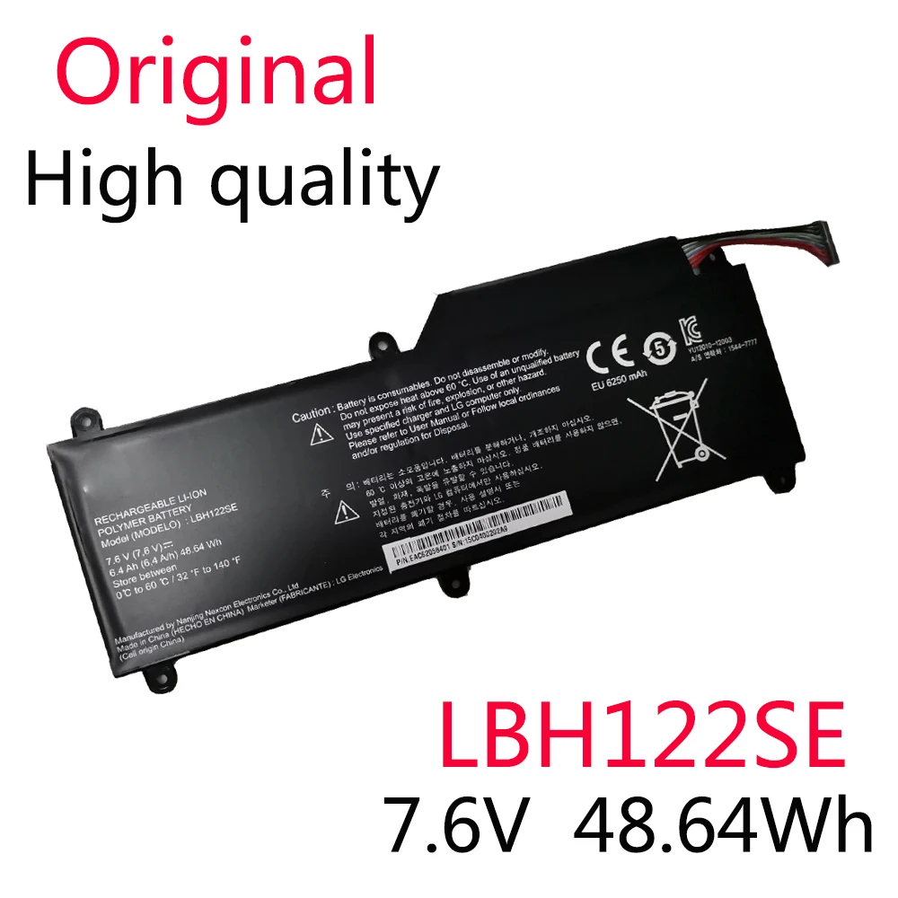 

Новый оригинальный LBH122SE Батарея для LG U460 U460-G U460-M.AFB5L U460-K.AH50K AH5DK 7,6 V 48.64WH