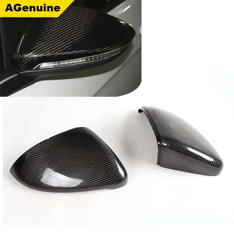 

Hi-end Real Carbon Fiber Replacement Type Side Mirror Caps Rearview Mirror Covers For Volkswagen/VW Golf VII Mk7 MK7.5 GTI R20
